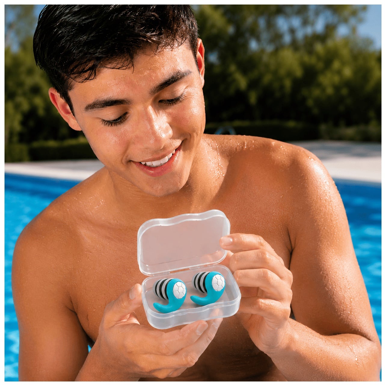 TAPONES PARA OÍDOS DE SILICONA PARA NATACIÓN - 3