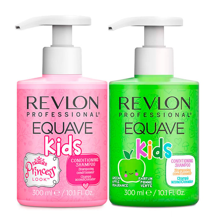 REVLON EQUAVE KIDS DUO PRINCESS LOOK SH 300ML + MANZANA SH 300ML - 1