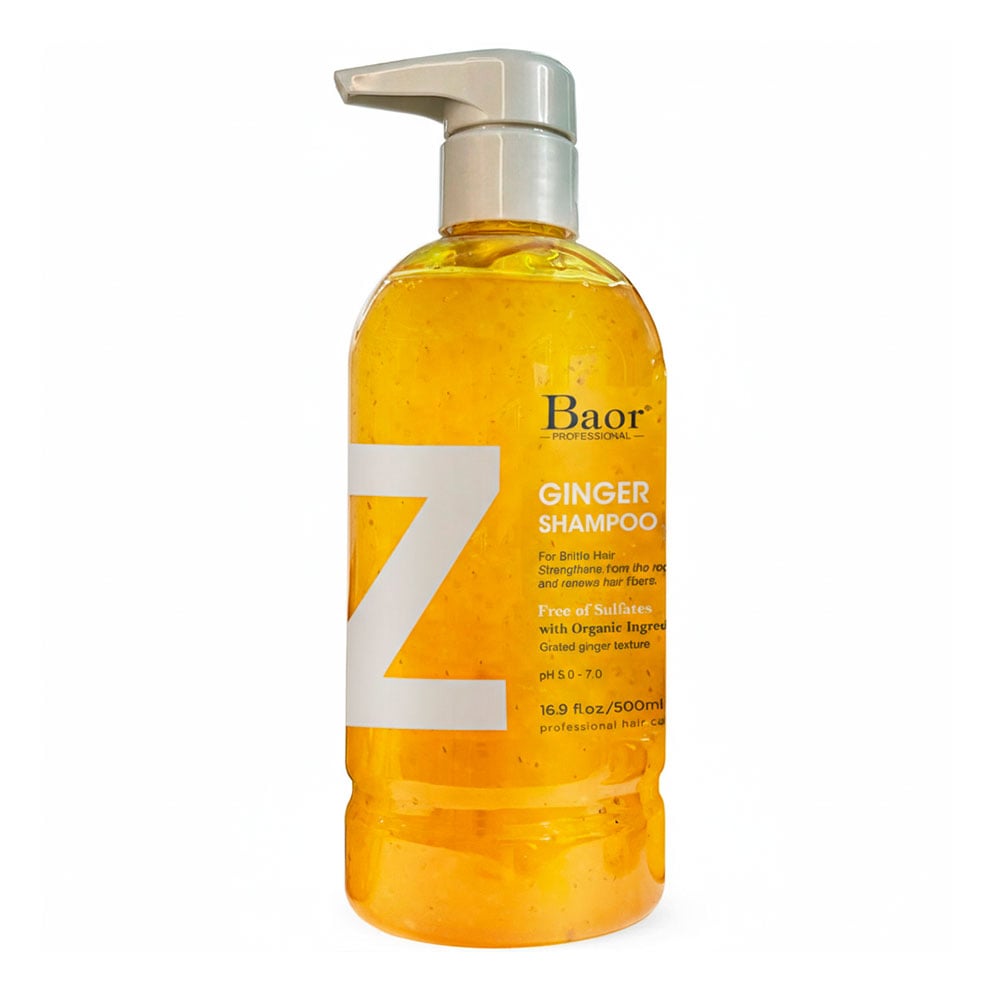 BAOR SHAMPOO 500ML Z GINGER ANTICAIDA - 1