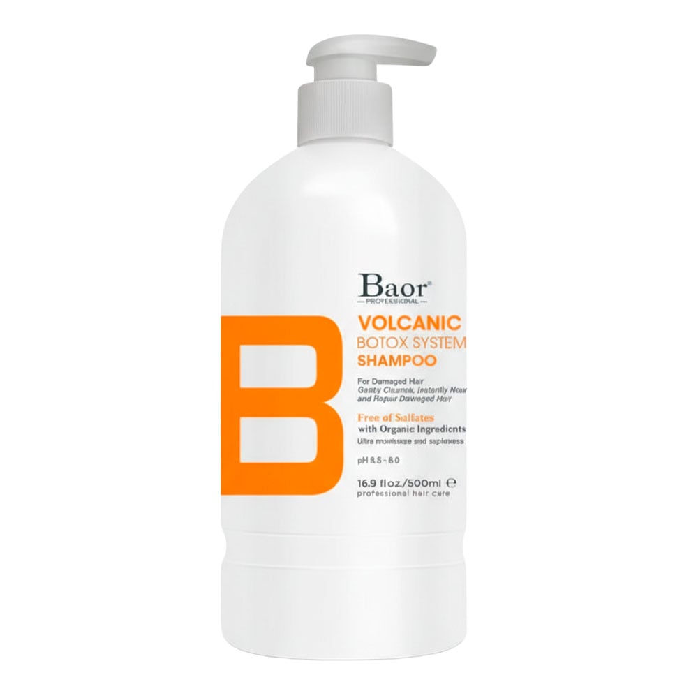 BAOR SHAMPOO 500ML B VOLCANIC MUD - 1
