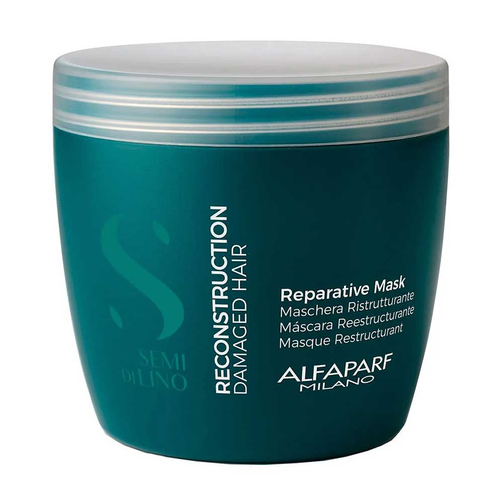 ALFAPARF SEMI DI LINO REPARATIVE MASCARILLA 500 ML - 1