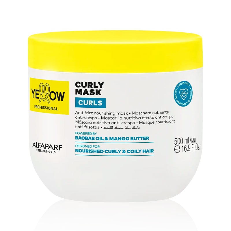 YELLOW MASCARILLA CURLS 500 ML - 1