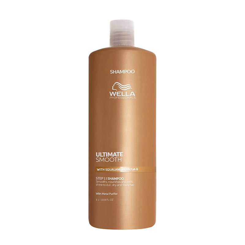 SHAMPOO NUTRITIVO Y SUAVIZANTE WELLA ULTIMATE SMOOTH 1000ML - 1