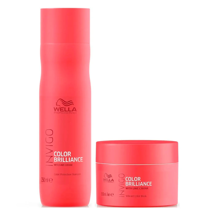 COLOR BRILLIANCE WELLA SHAMPOO PARA CABELLO TEÑIDO 250ML MASCARILLA 150ML - 1