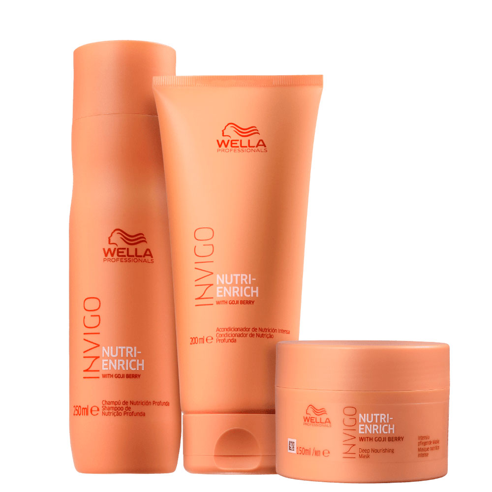 WELLA INVIGO NUTRI ENRICH NUTRITIVO SHAM 250 ML + COND 200 ML + MASK 150 ML - 1