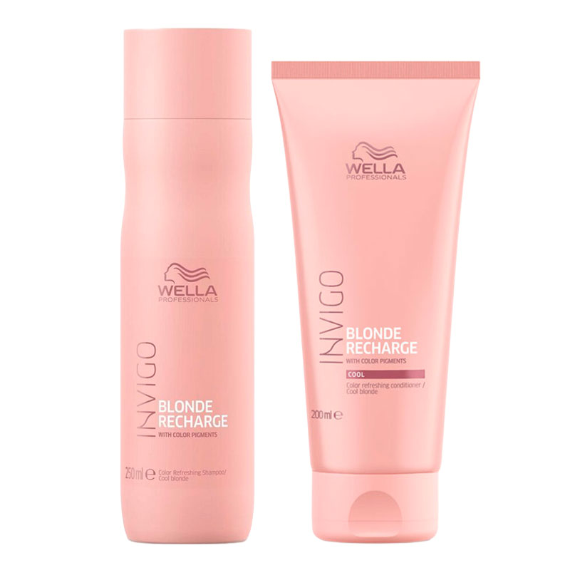 BLONDE RECHARGE SHAMPOO 250ML + ACONDICIONADOR 200ML RUBIO PERFECTO - 1