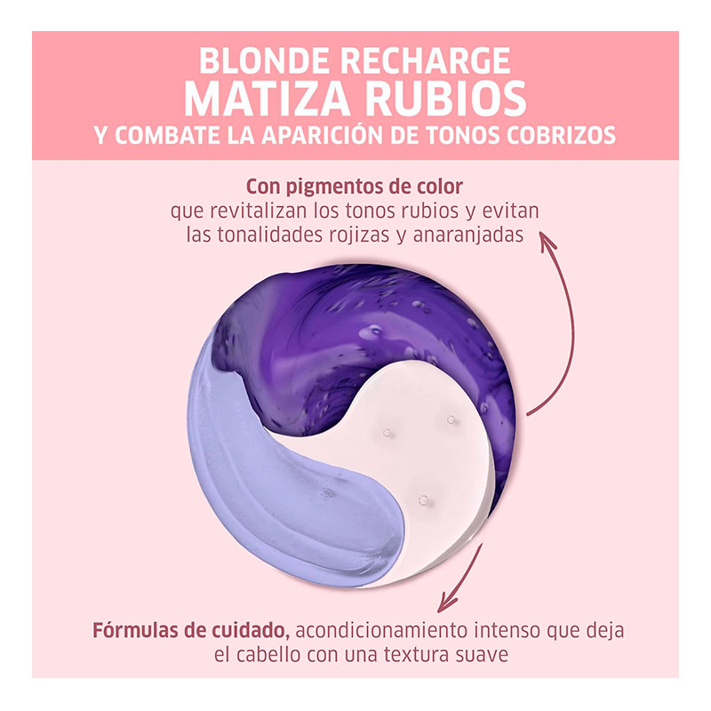 BLONDE RECHARGE SHAMPOO 250ML + ACONDICIONADOR 200ML RUBIO PERFECTO - 3