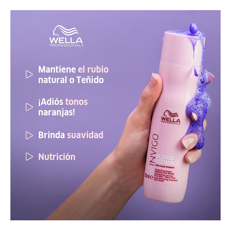 BLONDE RECHARGE SHAMPOO 250ML + ACONDICIONADOR 200ML RUBIO PERFECTO - 5