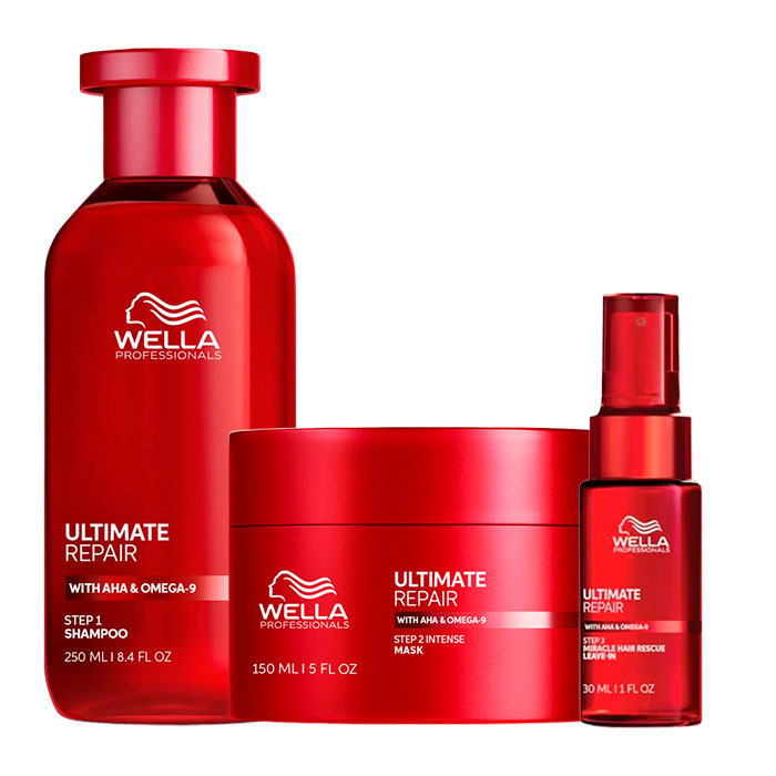 SHAMPOO 250ML+ MASCARILLA+ MIRACLE 30ML WELLA ULTIMATE REPAIR - 1