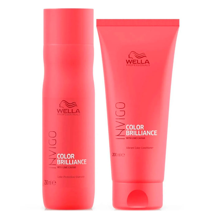 COLOR BRILLIANCE WELLA CABELLO TEÑIDO ACONDICIONADOR200ML SHAMPOO 250ML - 1