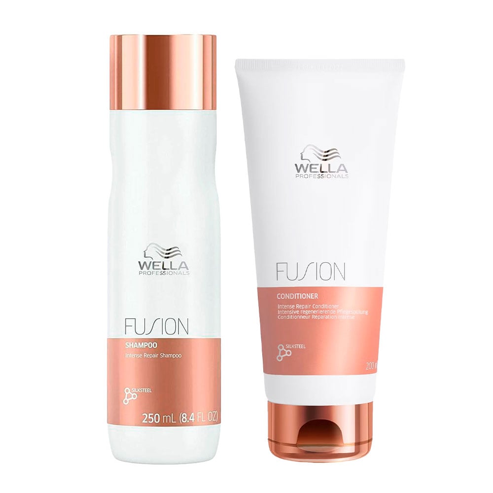 FUSION WELLA REPARADOR SHAMPOO 250 ML + CONDITIONER 200ML - 1