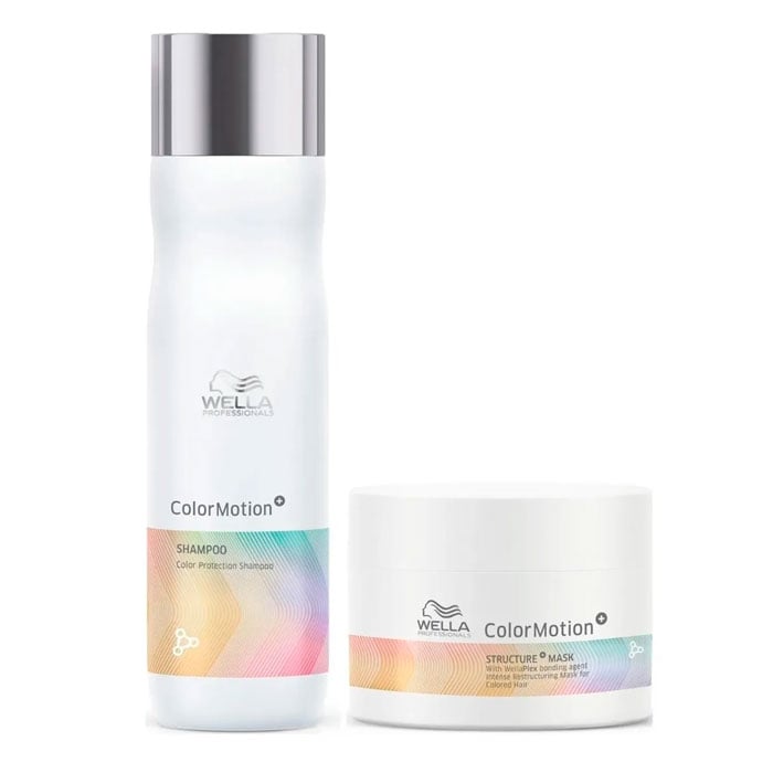 COLOR MOTION WELLA SHAMPOO PARA CABELLO TEÑIDO 250ML + MASCARILLA 150ML - 1