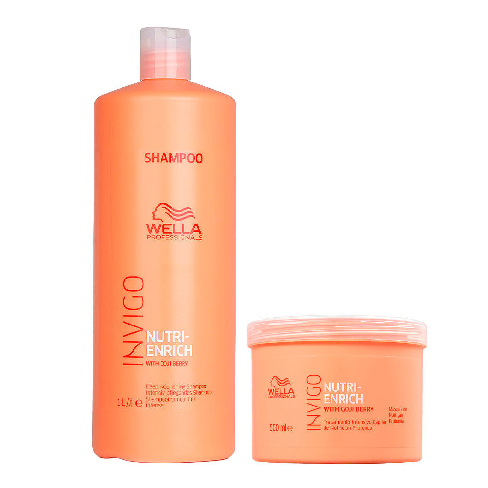INVIGO NUTRI ENRICH NUTRICION PROFUNDA - SHAMPOO 1L Y MASCARILLA 500ML - 1