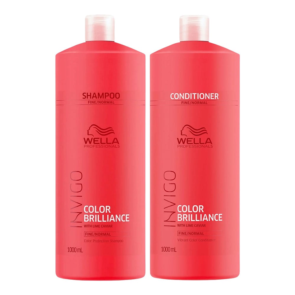 COLOR BRILLIANCE WELLA CABELLO TEÑIDO ACONDICIONADOR Y SHAMPOO 1000ML - 1