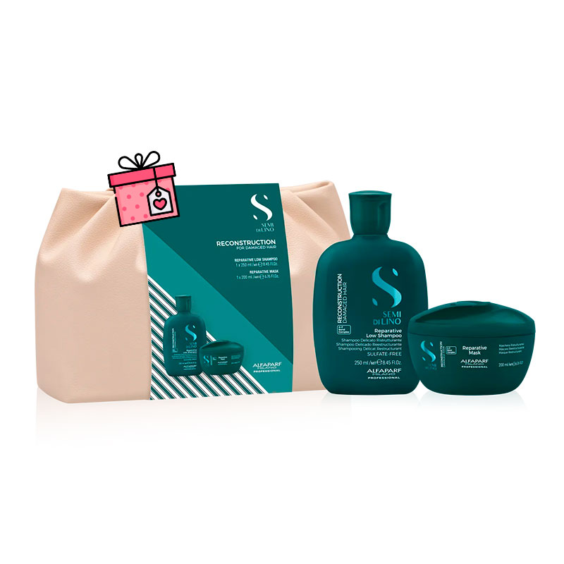 RECONSTRUCTION DUO KIT ALFAPARF MILANO SHAMPOO Y MASCARILLA 250ML - 1