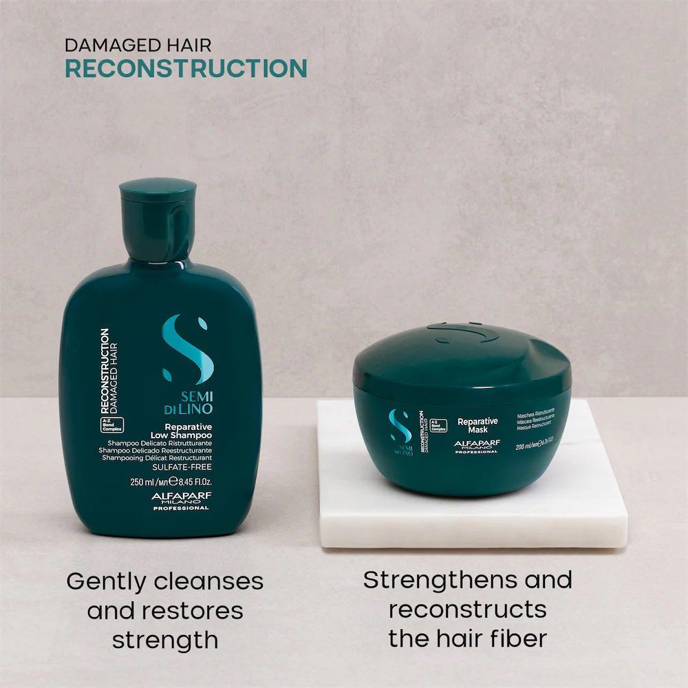 RECONSTRUCTION DUO KIT ALFAPARF MILANO SHAMPOO Y MASCARILLA 250ML - 3