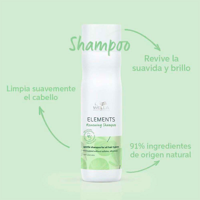ELEMENTS SHAMPOO RENOVADOR 250 ML - 3