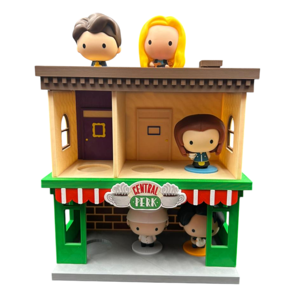 STAND EXHIBIDOR PARA FUNKIES FRIENDS X MCDONALDS - DIORAMA CENTRAL PERK - 1