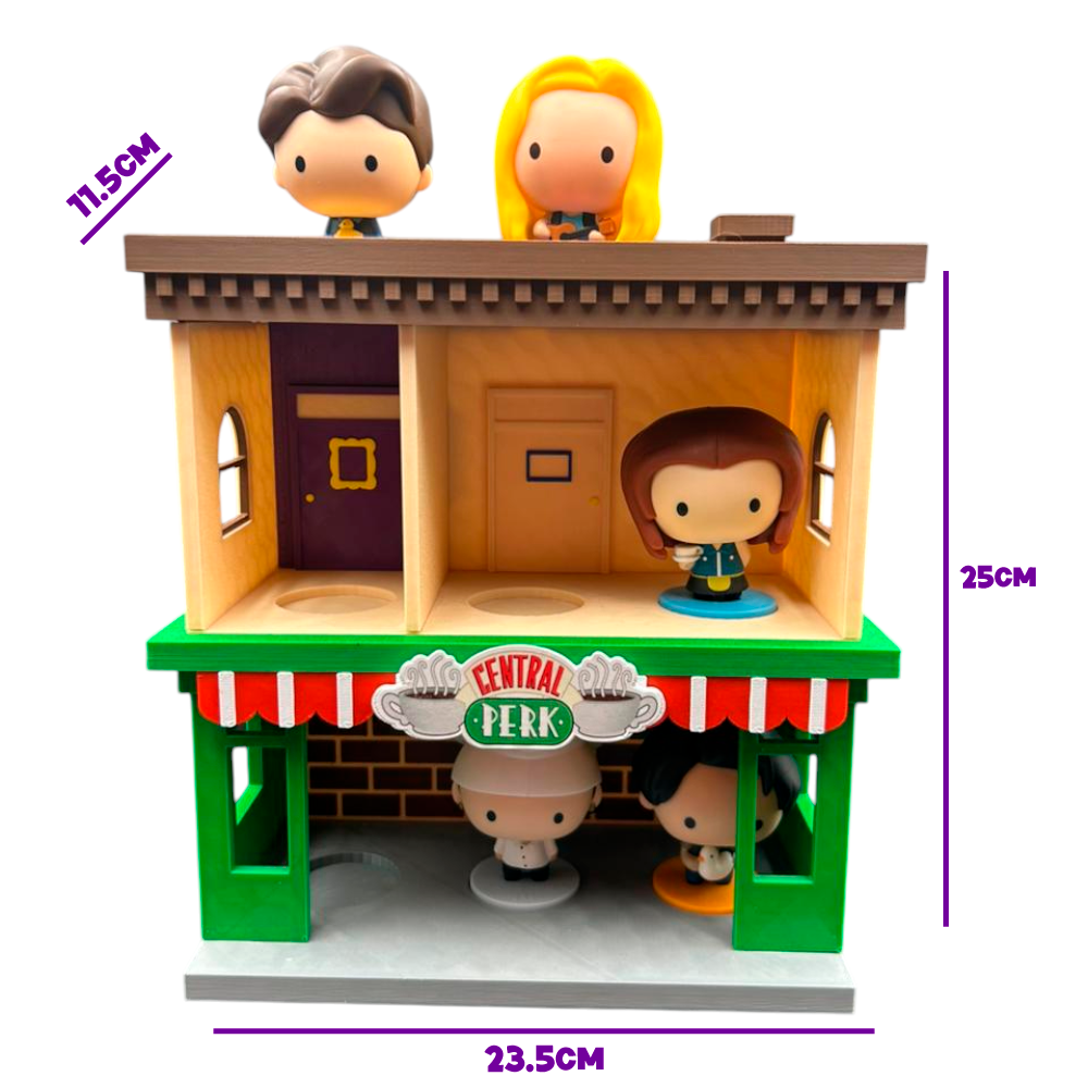 STAND EXHIBIDOR PARA FUNKIES FRIENDS X MCDONALDS - DIORAMA CENTRAL PERK - 2
