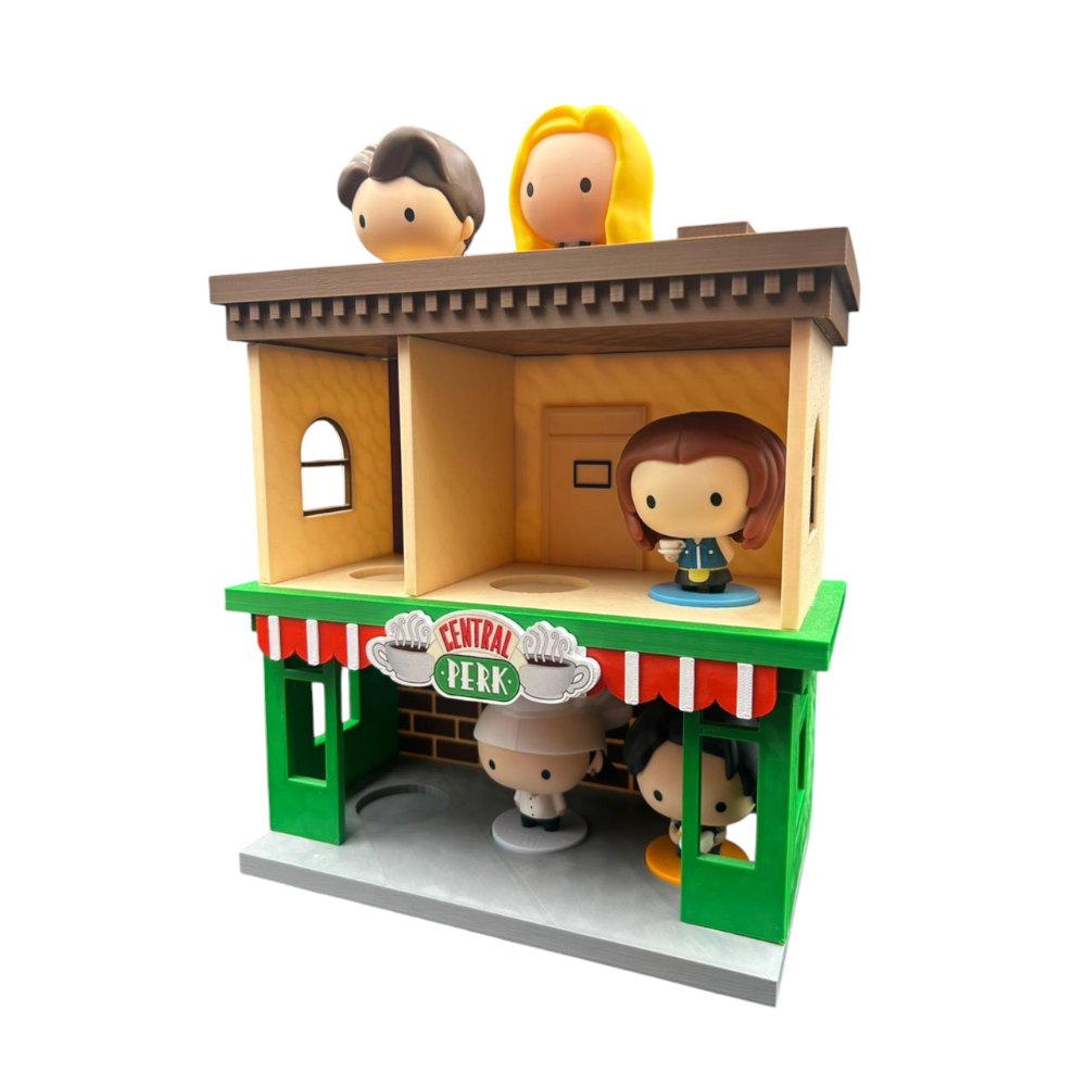 STAND EXHIBIDOR PARA FUNKIES FRIENDS X MCDONALDS - DIORAMA CENTRAL PERK - 3