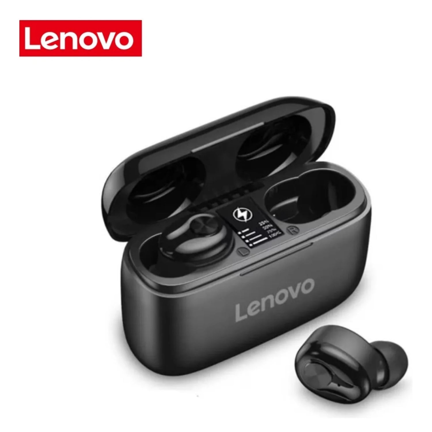 LENOVO AUDIFONO BT IN EAR- HT18 NEGRO - 2