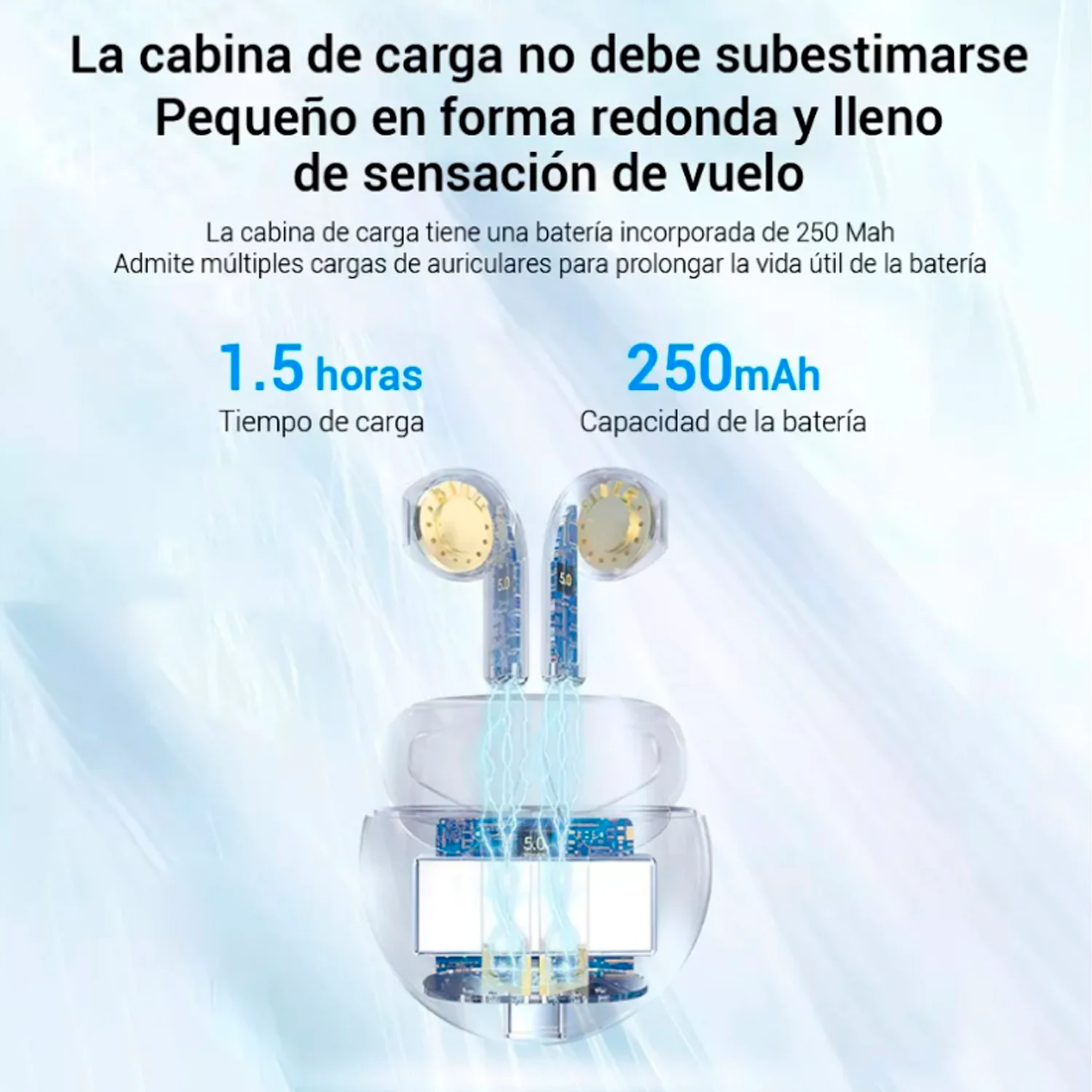 LENOVO AUDIFONO BT IN EAR HT38 BLANCO - 3