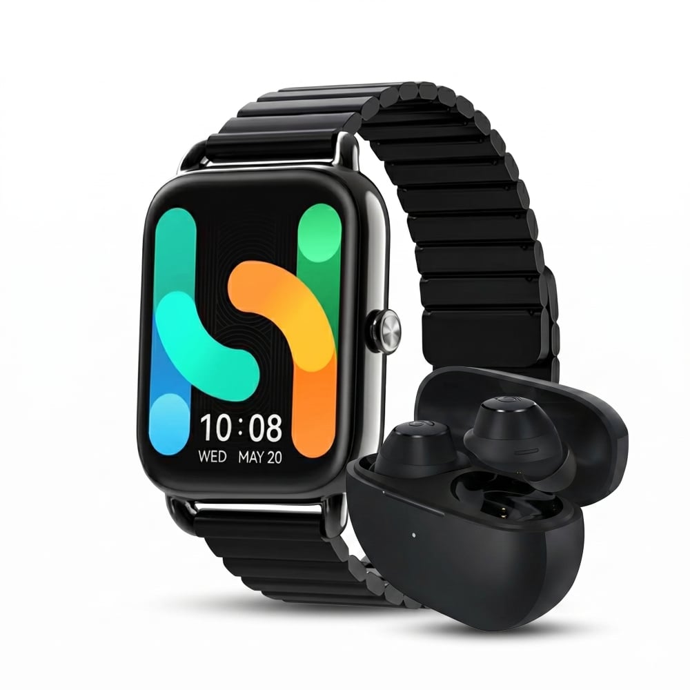 HAYLOU SMARTWATCH RS4 PLUS (LS11)- NEGRO + HAYLOU AUDIFONO BT GT1 - 1