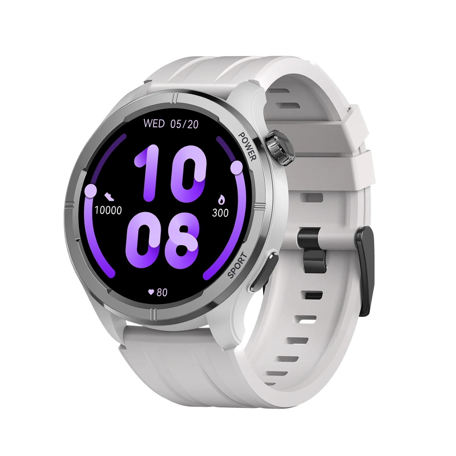 HAYLOU SMARTWATCH SOLAR NEO LS21- PLATA + LENOVO AUDIFONO BT TA120 NEGRO - 4
