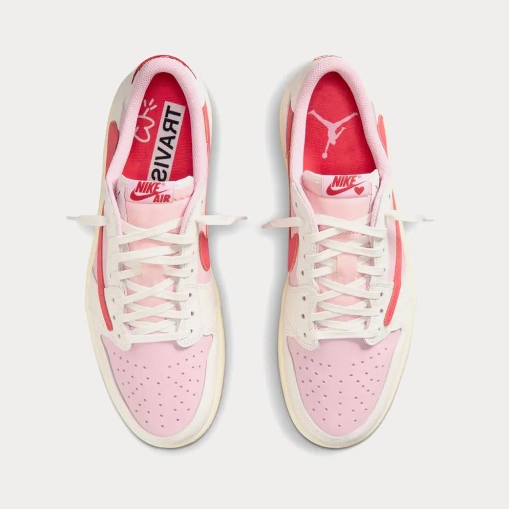 NIKE AIR JORDAN 1 RETRO LOW OG SP TRAVIS SCOTT-TROPICAL PINK - 2