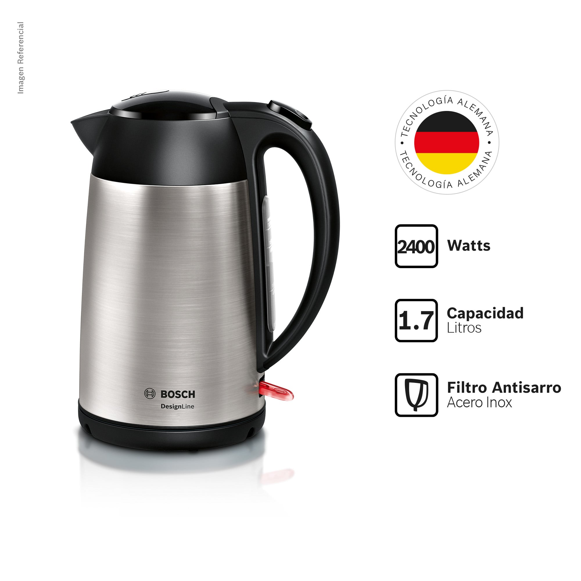HERVIDOR BOSCH TWK3P420 INOX - 1