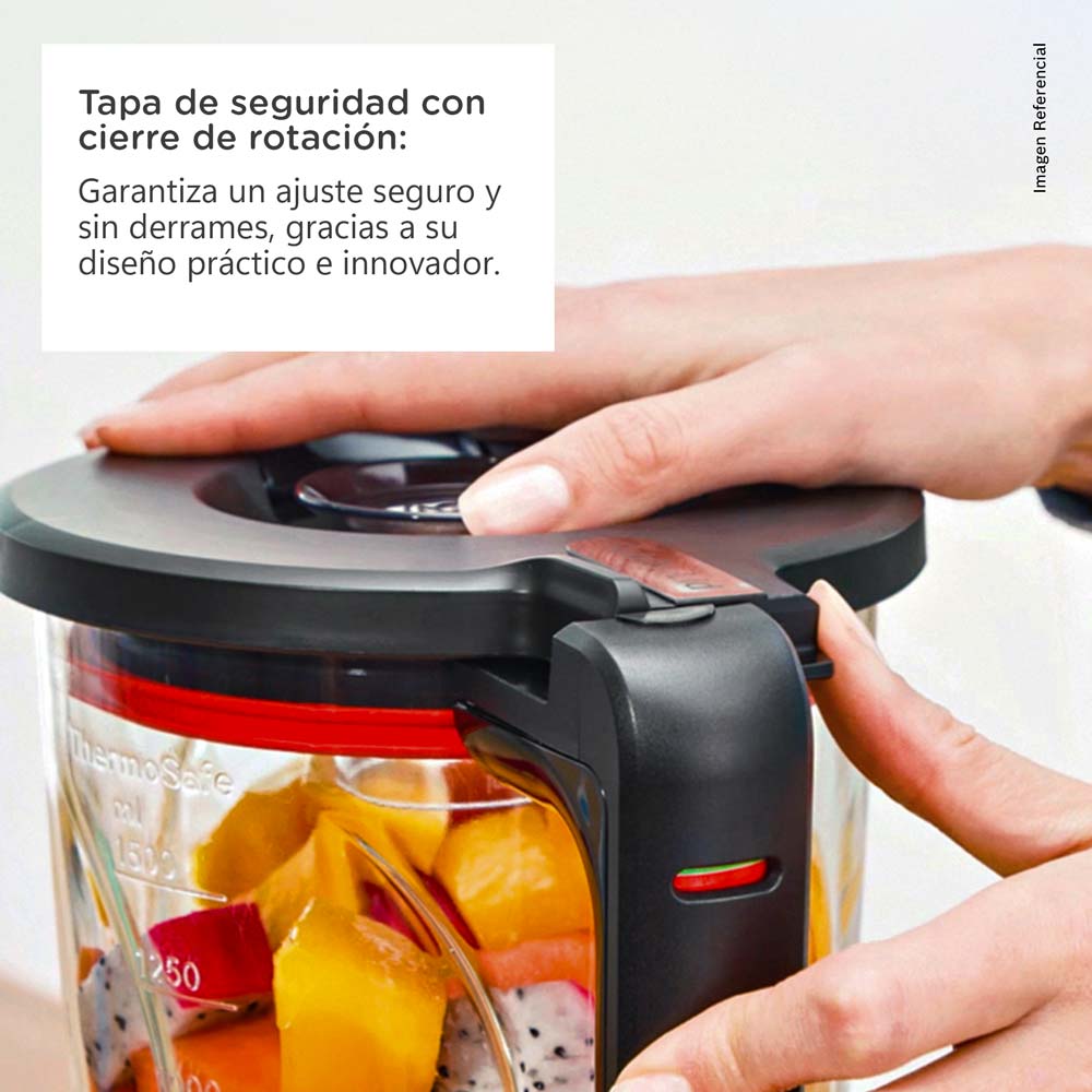 LICUADORA BOSCH VITAPOWER 2 EN 1 SERIE 4 INOX 1200 W - MMB6384M - 6