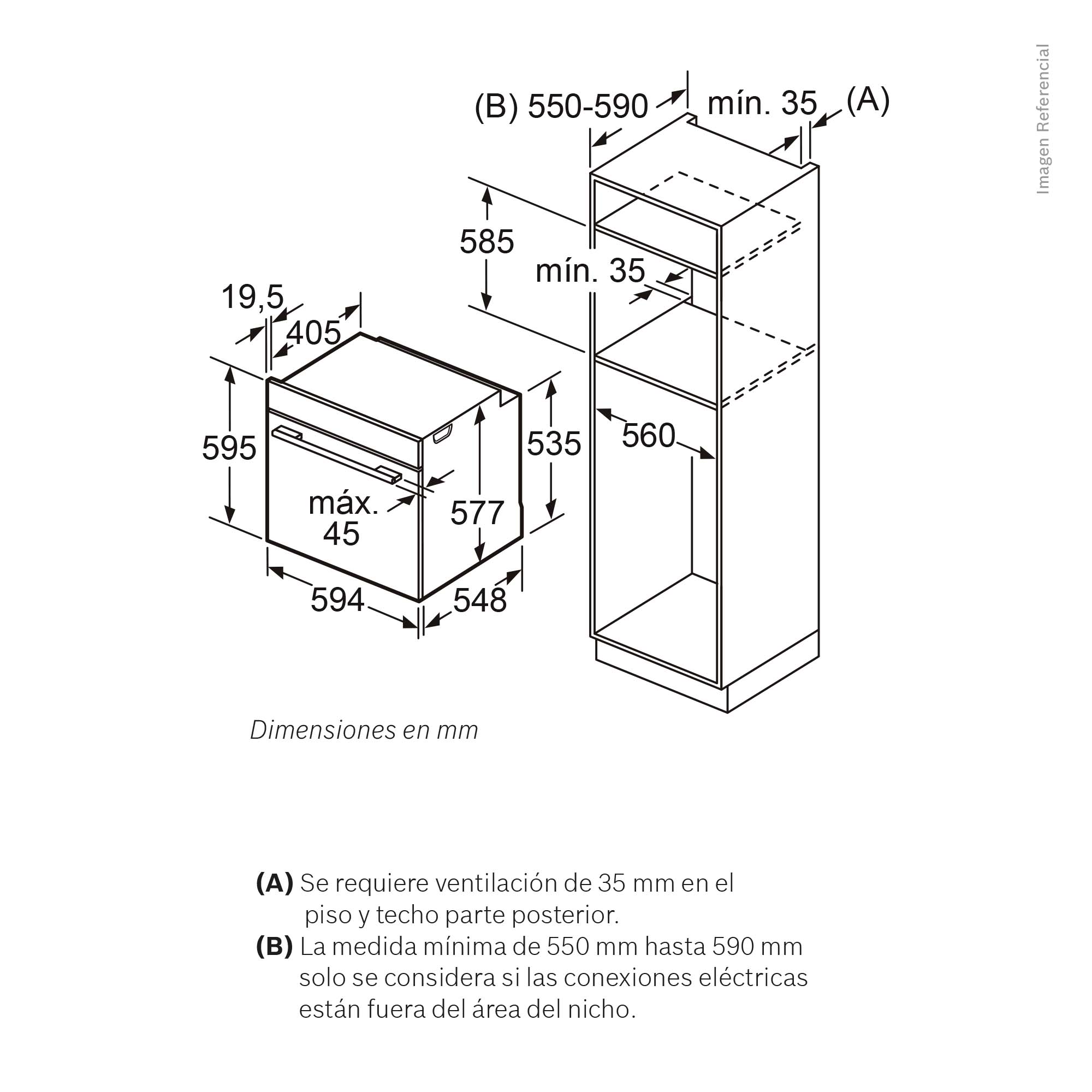 HORNO ELECTRICO EMPOTRABLE BOSCH 71 L HBA514ES3 - 8