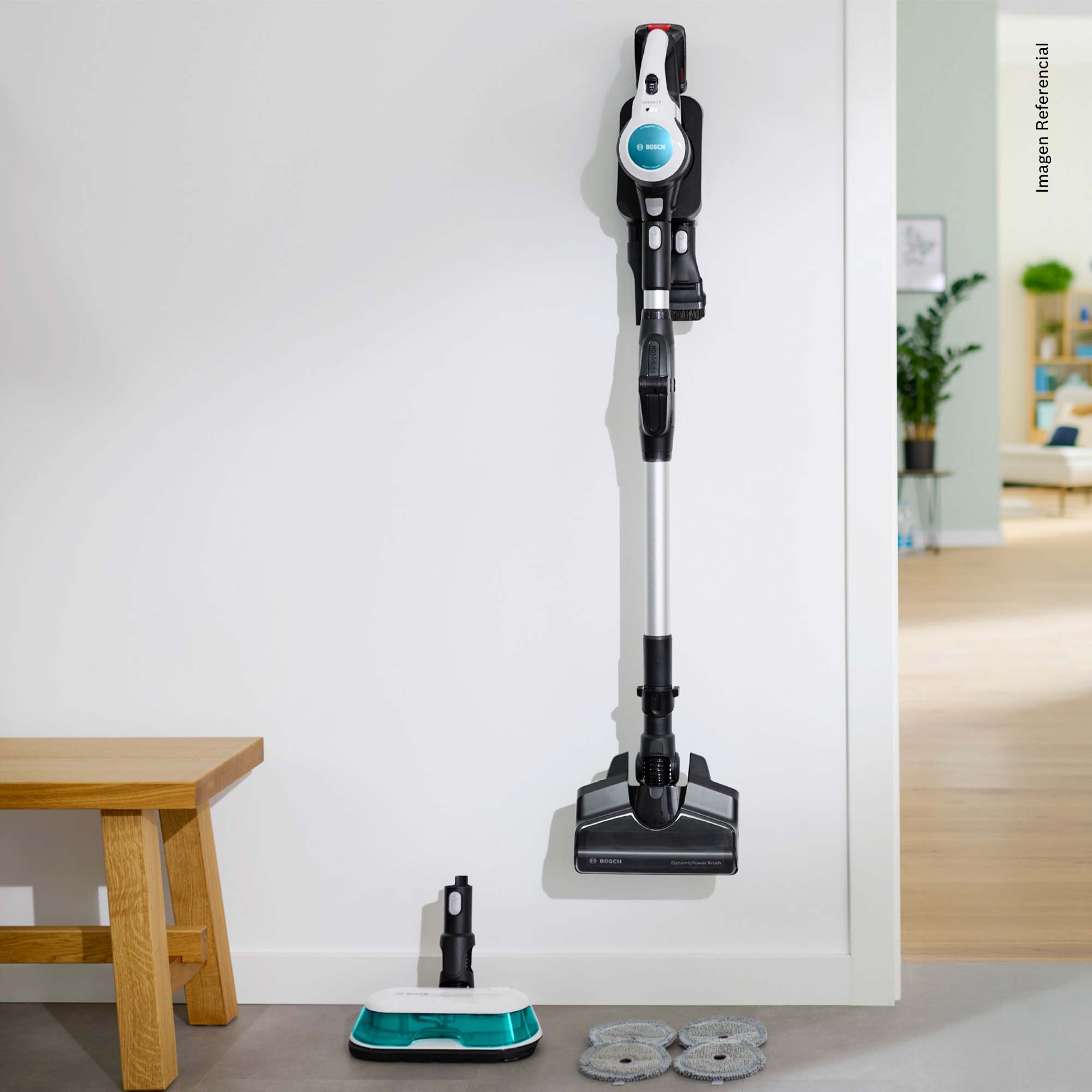 ASPIRADORA SIN CABLE PROHYGIENIC AQUA BOSCH BCS71HYG4 - 2