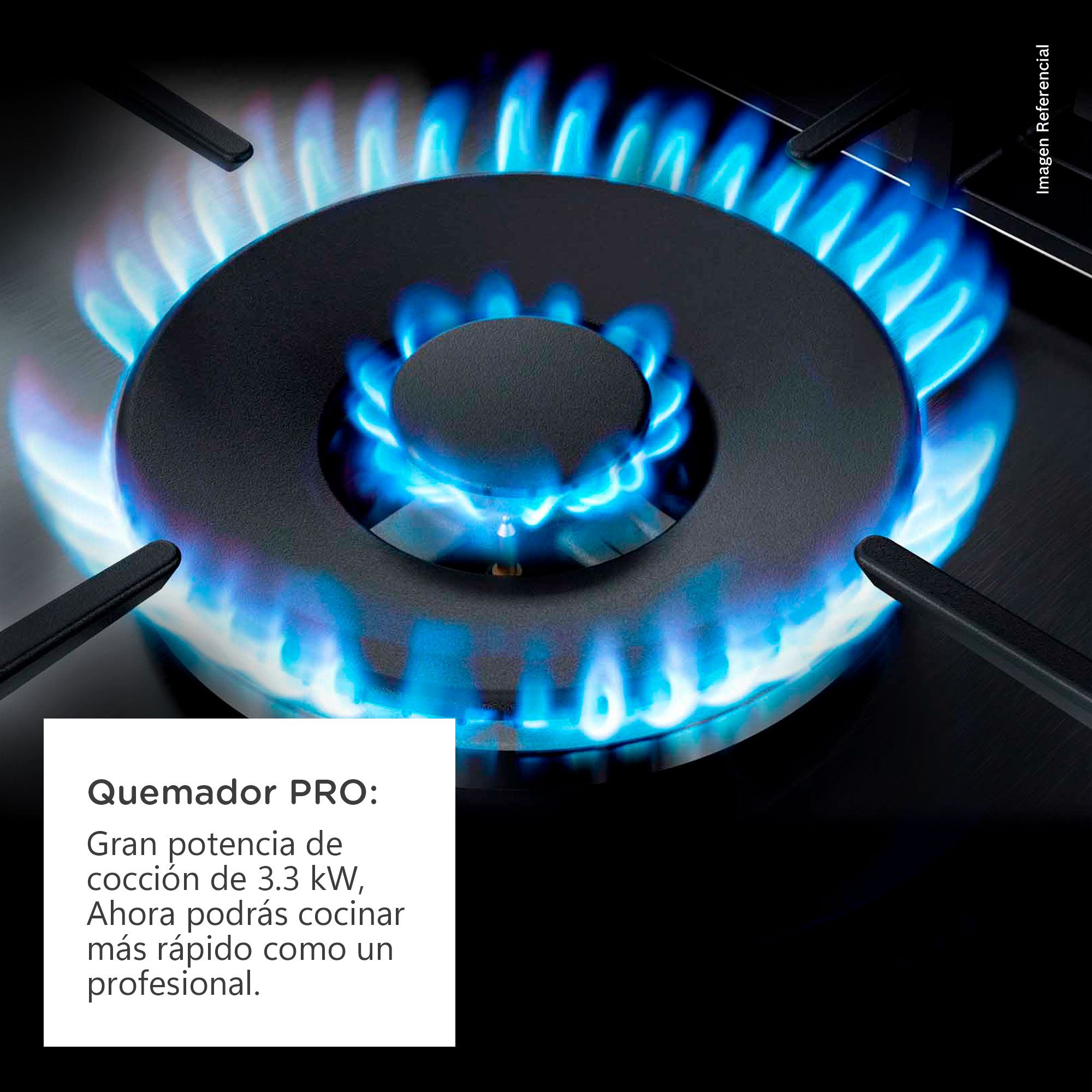 ENCIMERA EMPOTRABLE A GAS BOSCH 4 QUEMADORES PGH6B5K90 - 3