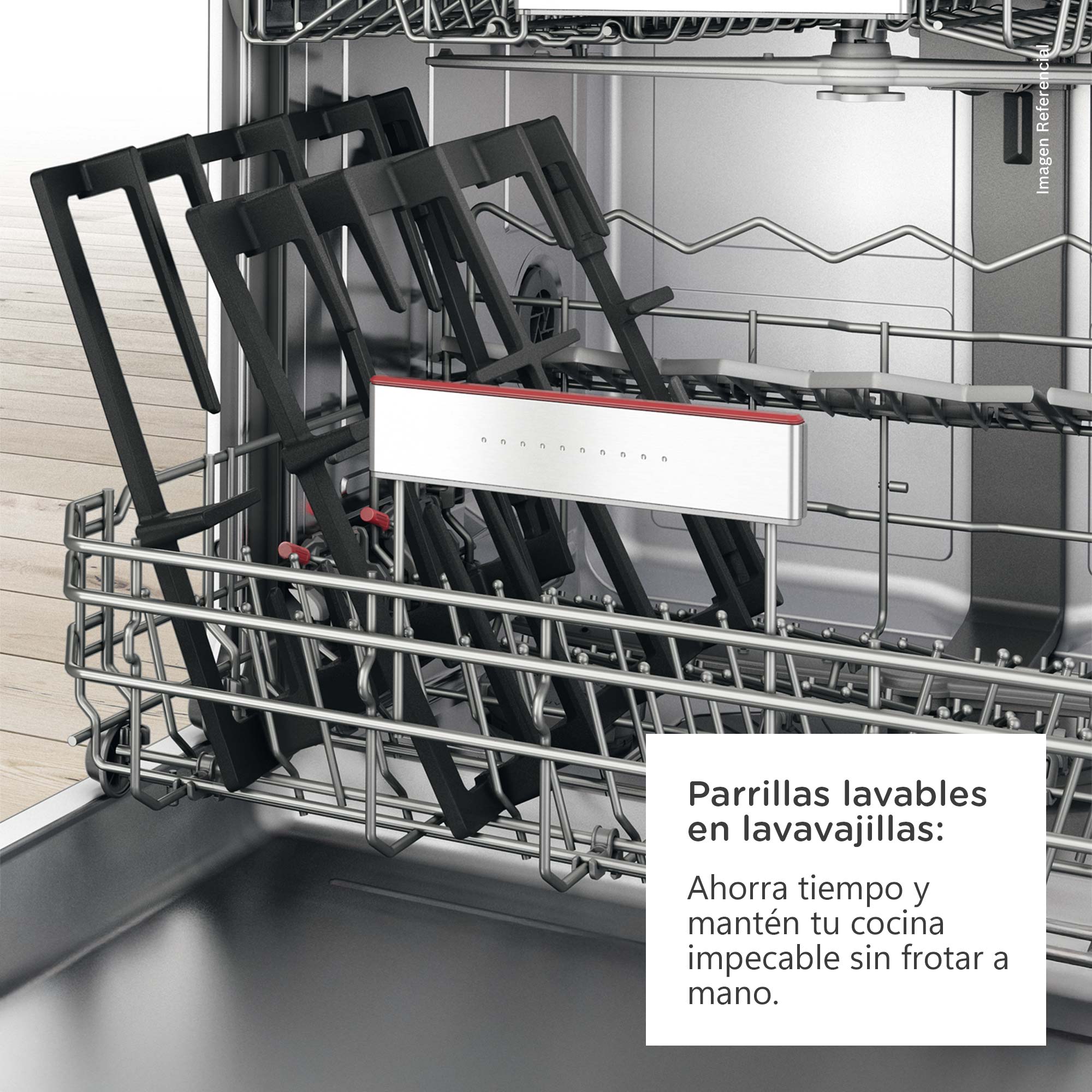 ENCIMERA EMPOTRABLE A GAS BOSCH 4 QUEMADORES PGH6B5K90 - 5