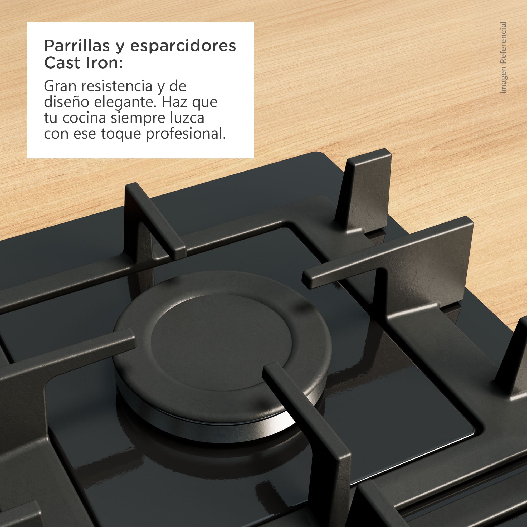 ENCIMERA A GAS BOSCH 60CM CRISTAL SERIE 4 - PNP6B6K40 - 4
