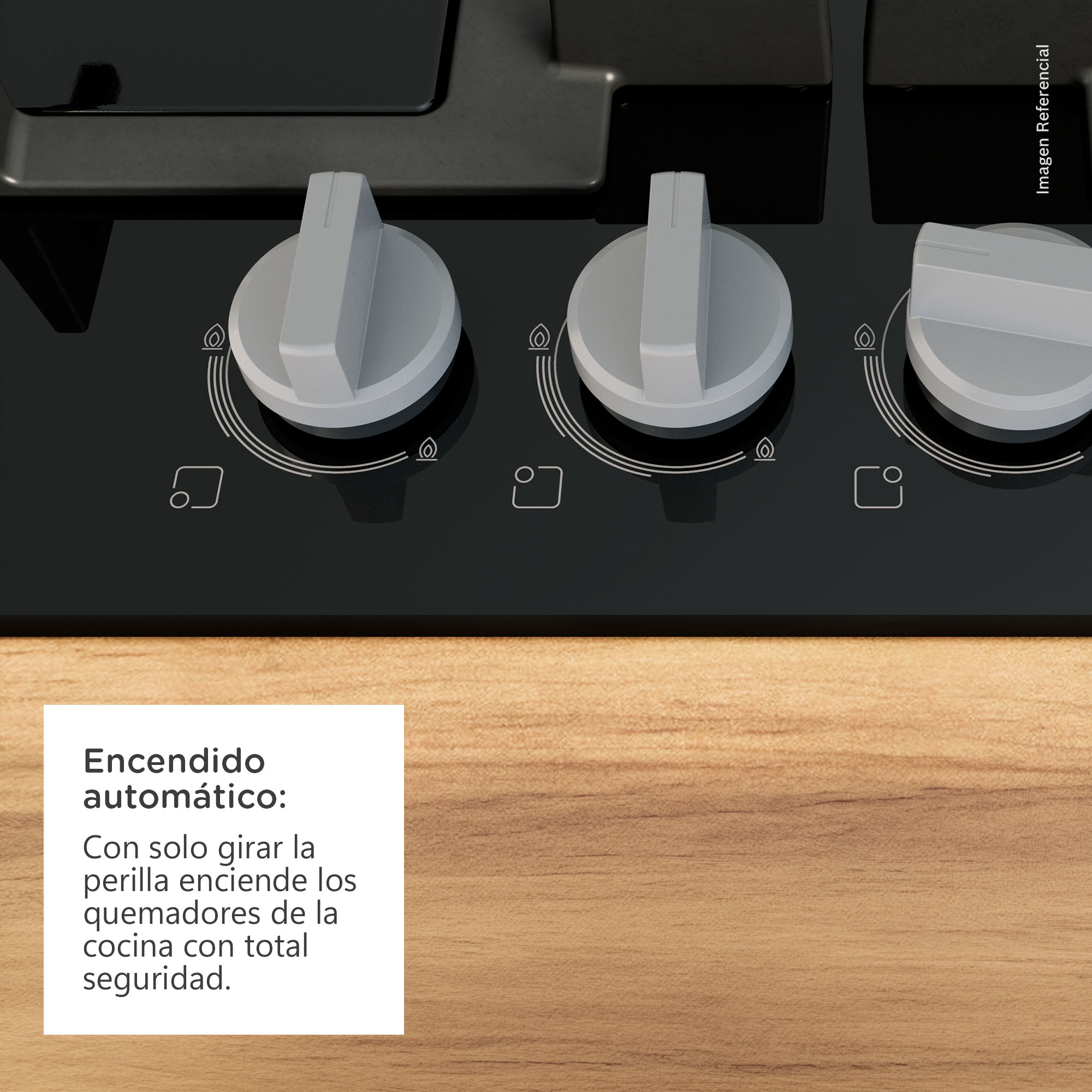 ENCIMERA A GAS BOSCH 60CM CRISTAL SERIE 4 - PNP6B6K40 - 6