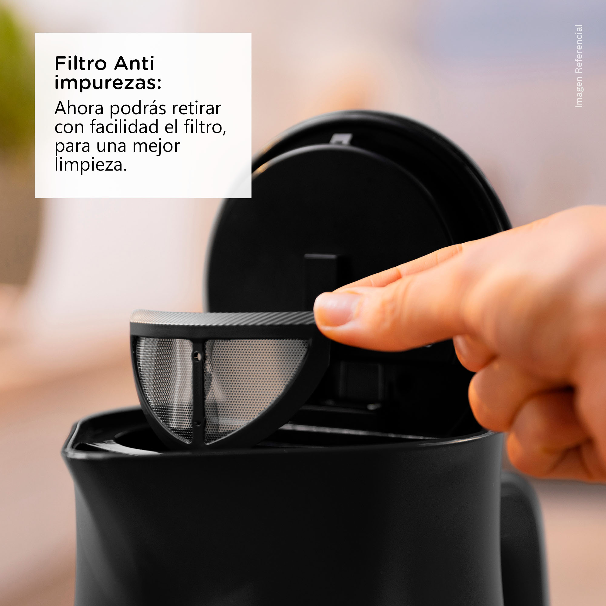 HERVIDOR BOSCH MYMOMENT 1.7L NEGRO 2400 W - TWK3M123 - 3