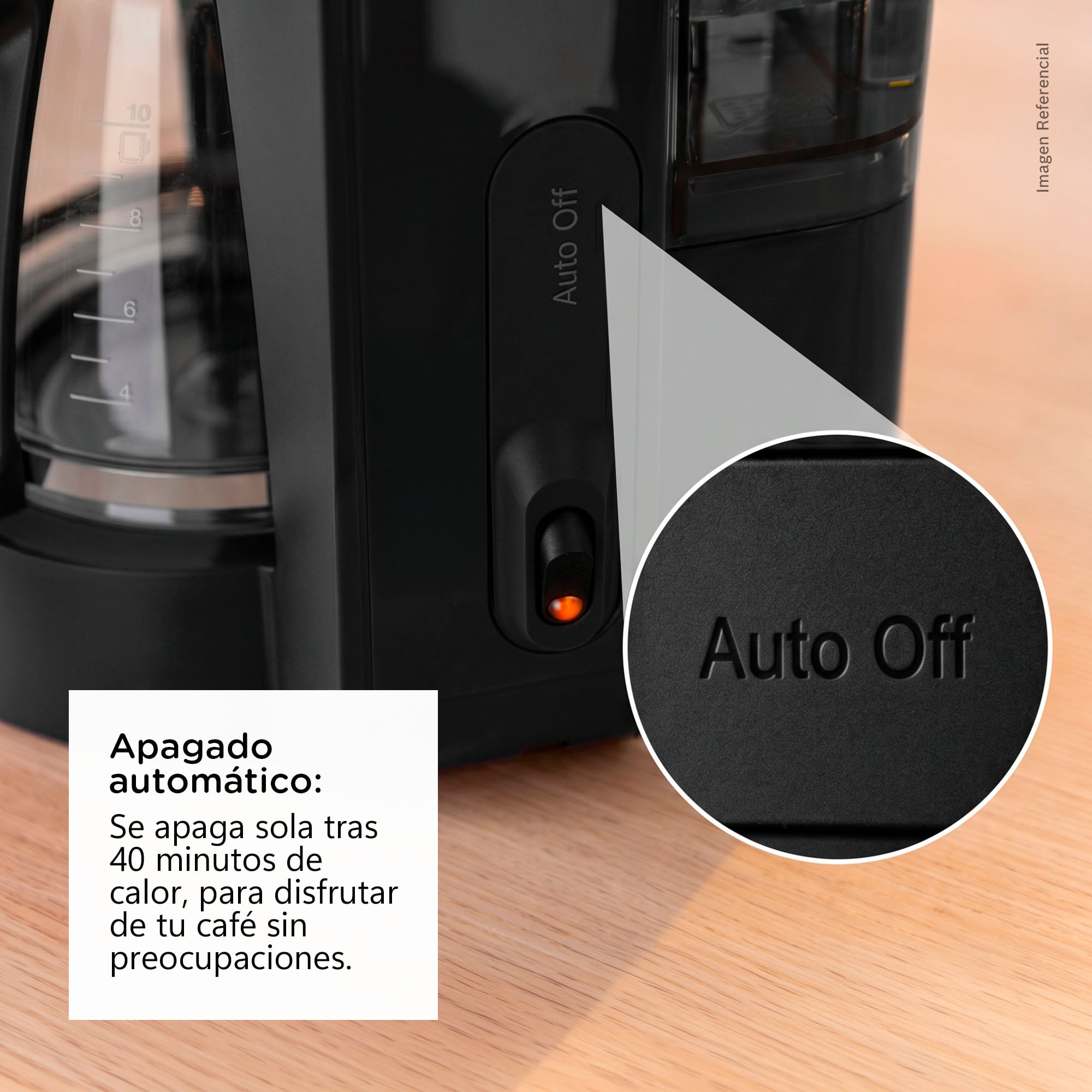 CAFETERA DE GOTEO BOSCH MYMOMENT 10/15 TAZAS NEGRA - TKA2M113 - 5