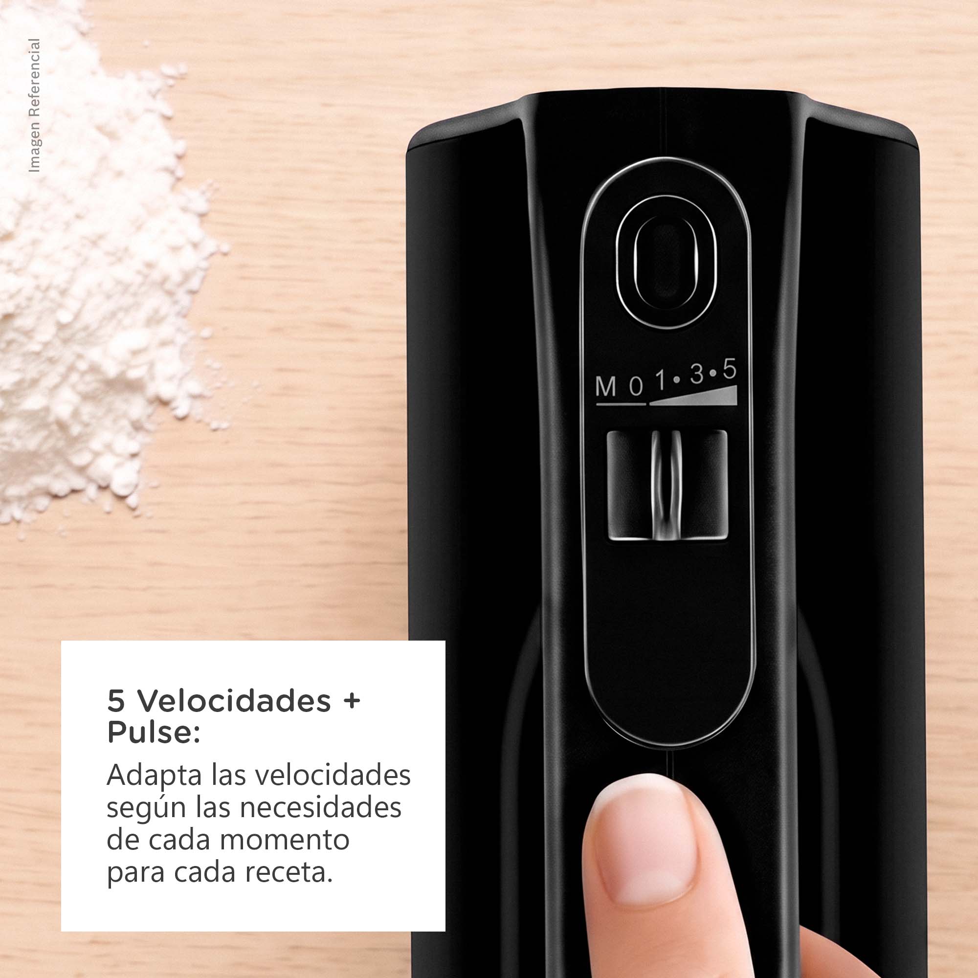 BATIDORA DE MANO BOSCH 3 EN 1 NEGRA 850 W - MFQ4980B - 4