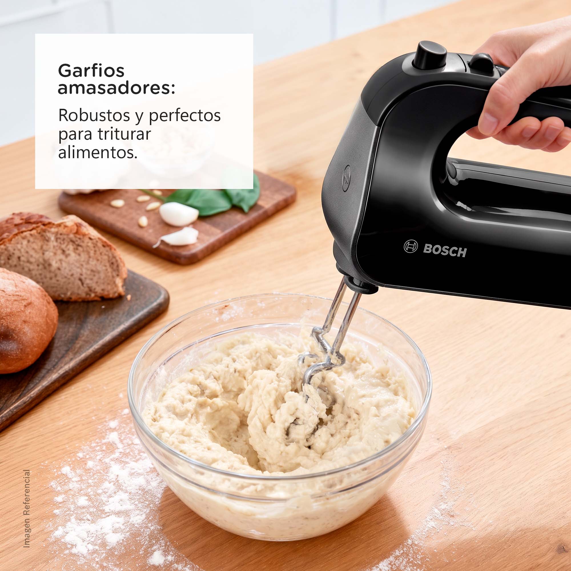 BATIDORA DE MANO BOSCH 3 EN 1 NEGRA 850 W - MFQ4980B - 6