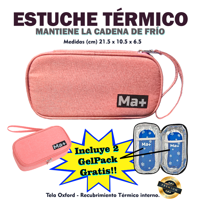 ESTUCHE TÉRMICO PARA LECHE MATERNA - INSULINA - LONCHERA. - 1