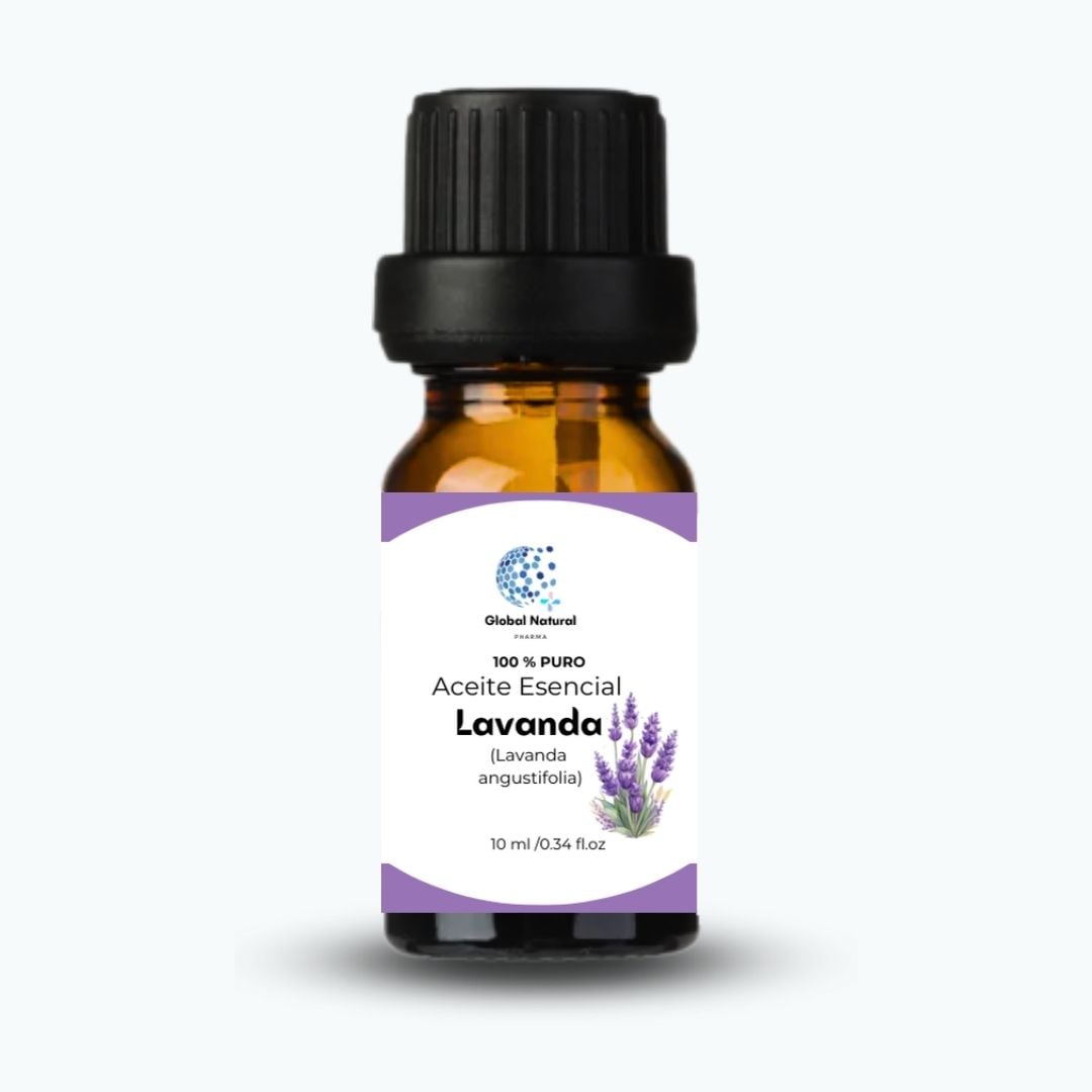 ACEITE ESENCIAL DE LAVANDA NATURAL PARA AROMATERAPIA Y  DIFUSOR FCO 10ML  – GLOBAL - 1