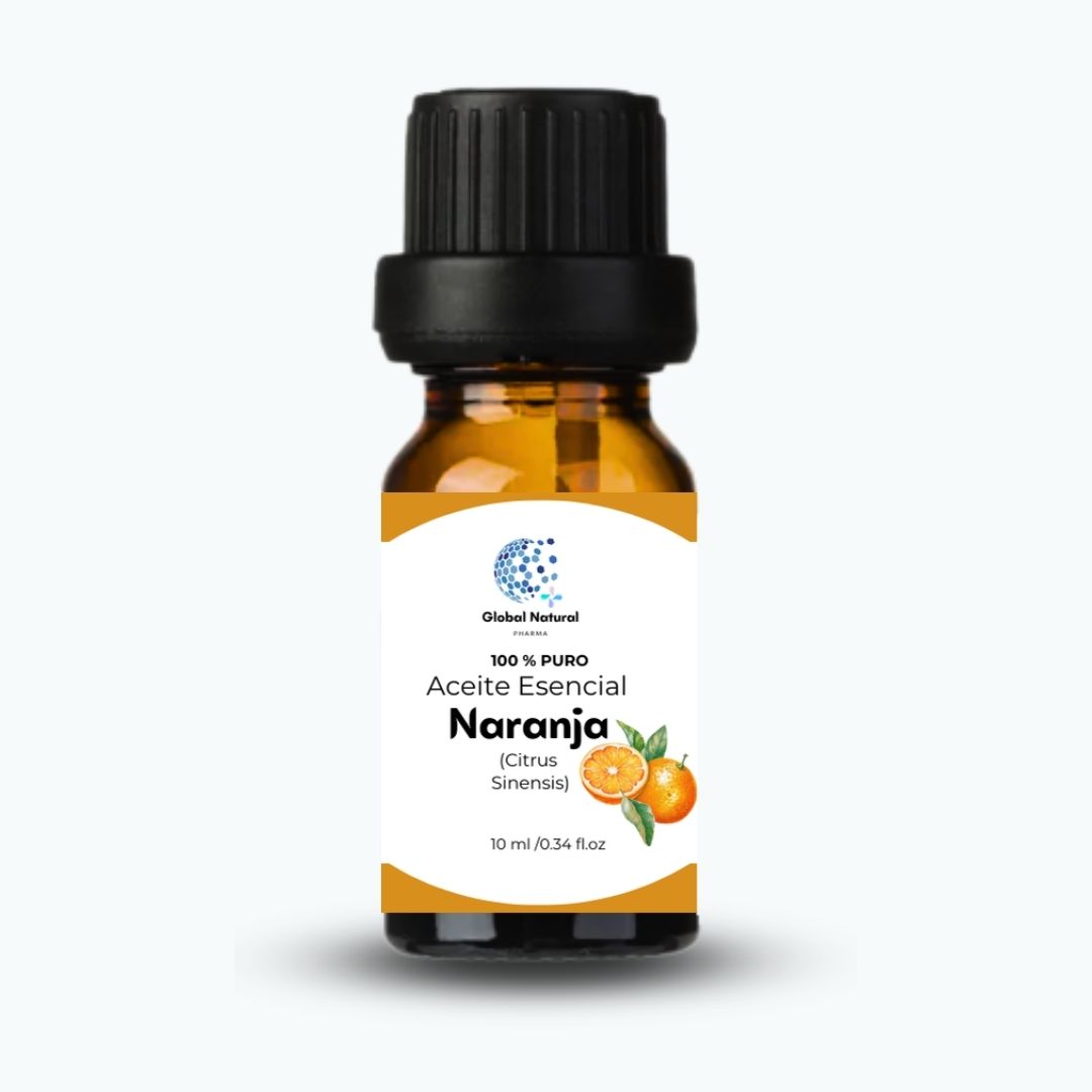 ACEITE ESENCIAL DE NARANJA NATURAL PARA AROMATERAPIA Y  DIFUSOR FCO 10ML  – GLOBAL - 2