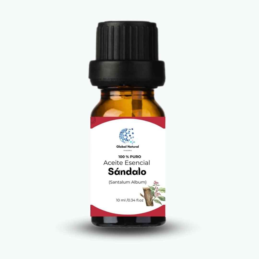 ACEITE ESENCIAL DE SANDALO NATURAL PARA AROMATERAPIA Y  DIFUSOR FCO 10ML  – GLOBAL - 1