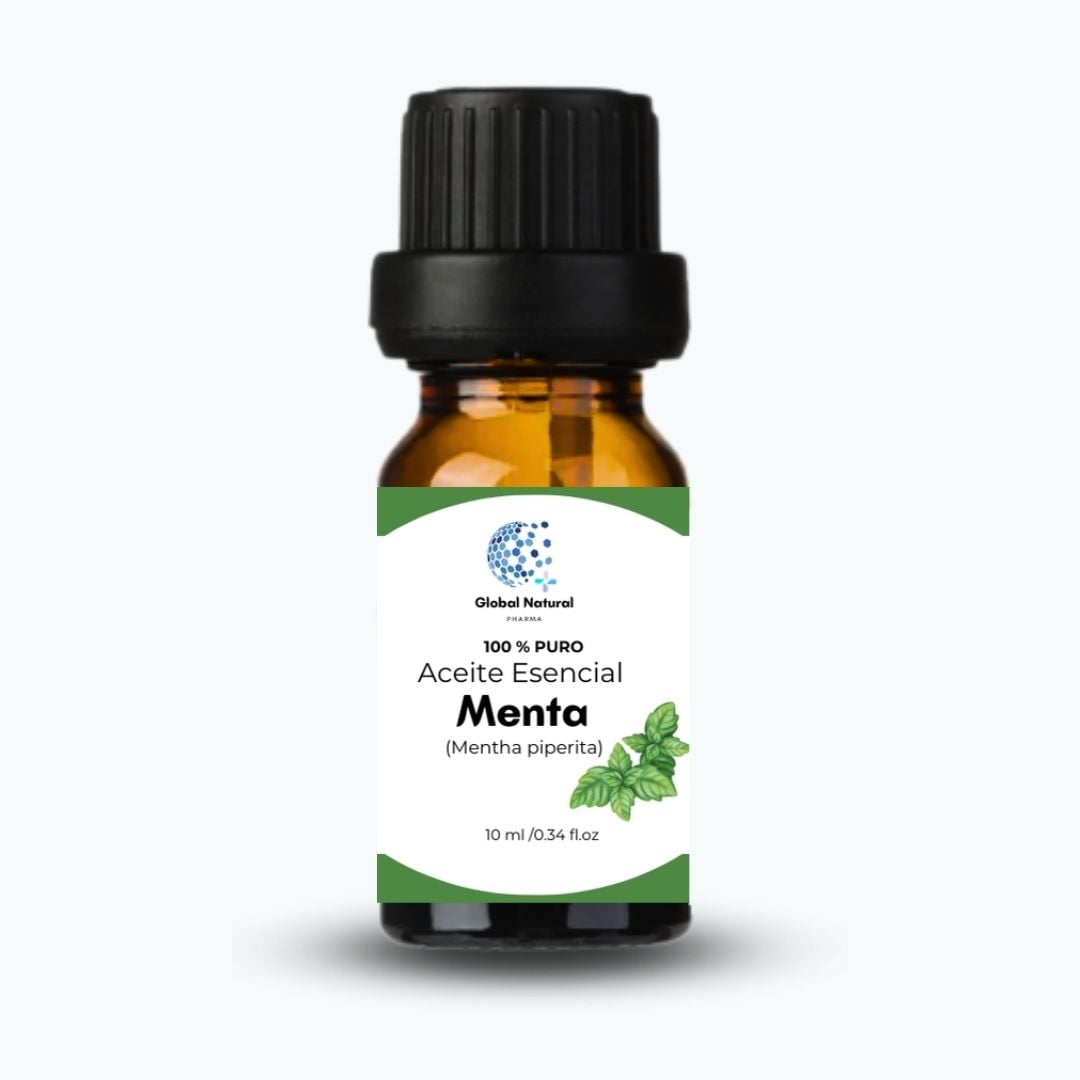 ACEITE ESENCIAL DE MENTA NATURAL PARA AROMATERAPIA Y  DIFUSOR FCO 10ML  – GLOBAL - 1