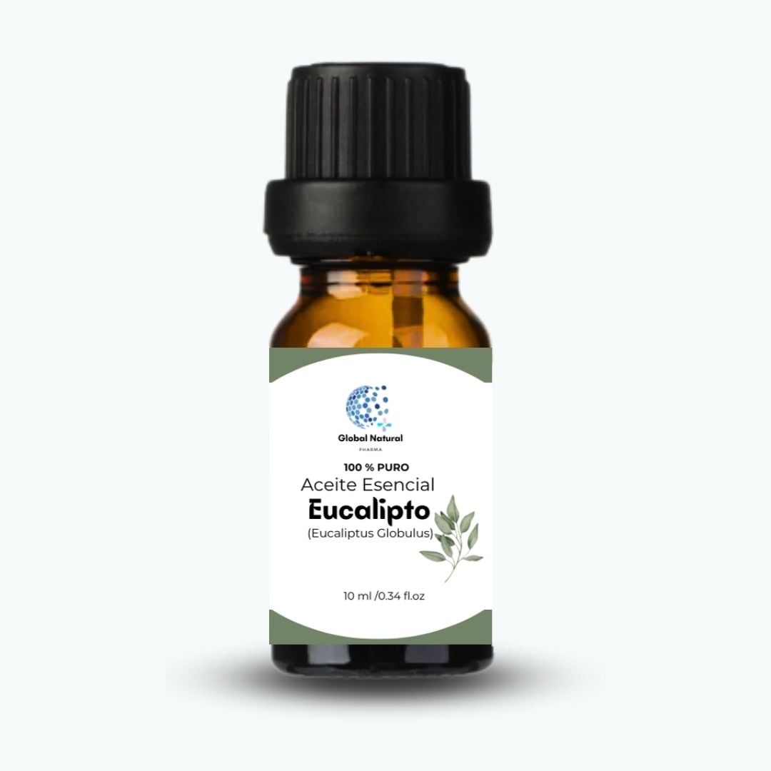 ACEITE ESENCIAL DE EUCALIPTO NATURAL PARA AROMATERAPIA Y DIFUSOR FCO 10ML – GLOBAL - 1
