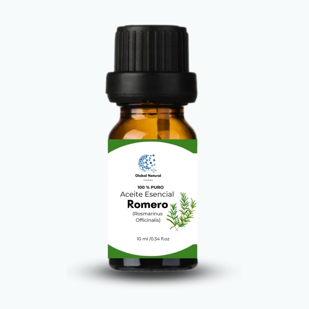 ACEITE ESENCIAL DE ROMERO NATURAL PARA AROMATERAPIA Y  DIFUSOR FCO 10ML  – GLOBAL - 1