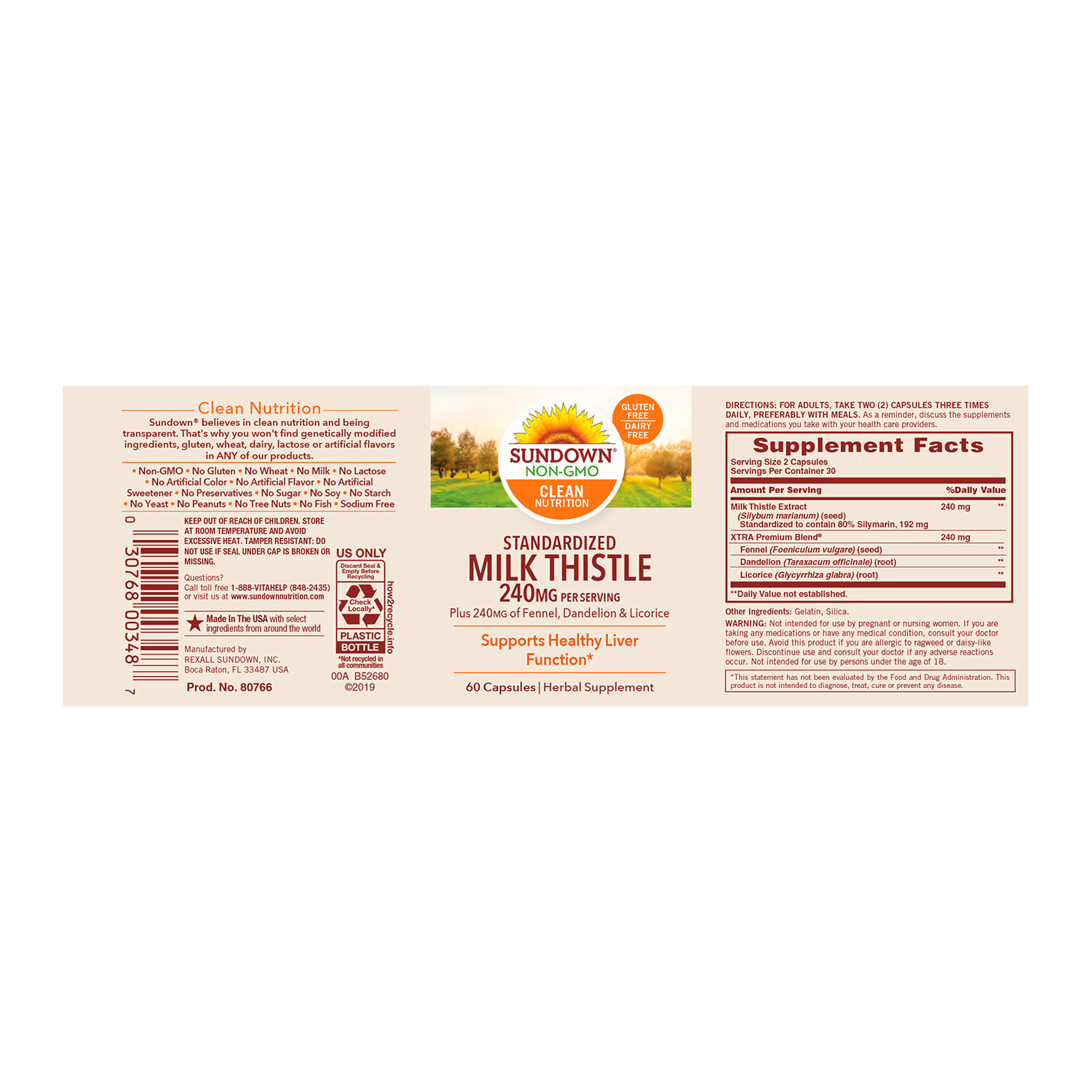 Milk Thistle Xtra 240 mg – Cardo mariano - 2