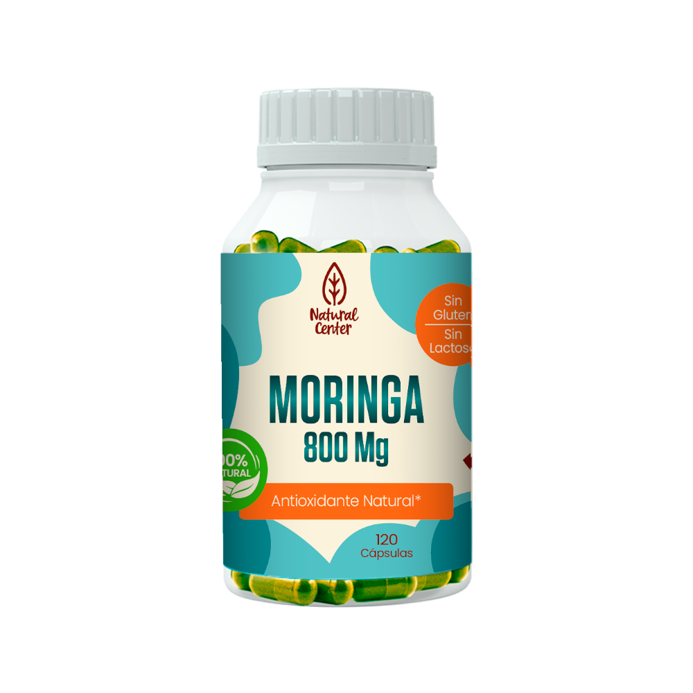 Moringa 800 mg - 120 Cápsulas - 1